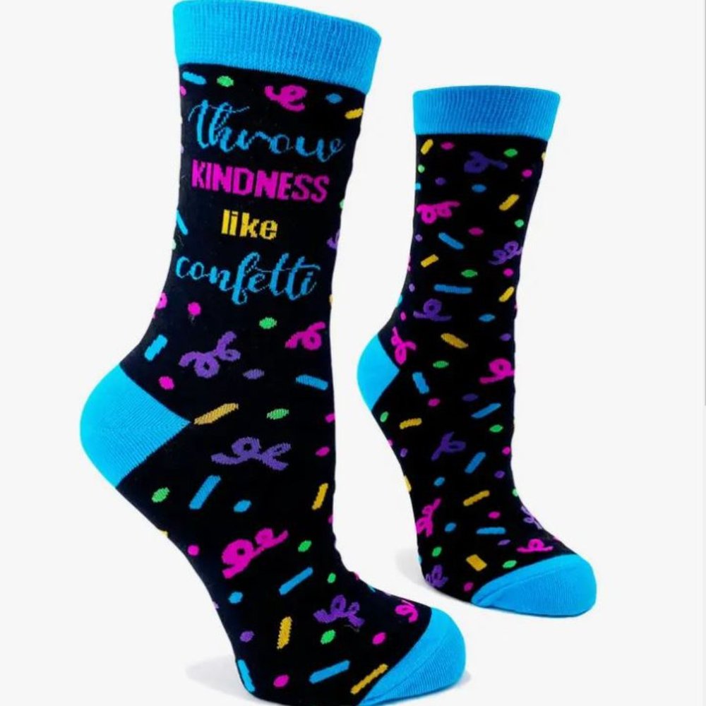 Throw Kindness Ladies Crew Socks